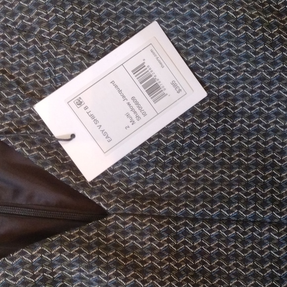 Theory multi shadow Jacquard dress. - Picture 5 of 15